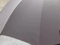 胖东来“一晃即干”的自营雨伞线上商城已售罄，工作人员：水珠不会吸附到伞布上，大雨后不会有“潮潮”的感觉，目前卖场仍可选购
