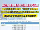 银行财富管理竞争力研究结果出炉