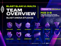 BLAST Slam S6官宣全部参赛战队，Spirit、OG、Liquid、GL受邀