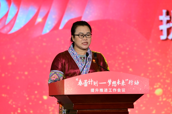 成才女童代表谢玉月