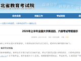 2026年上半年全国大学英语四、六级考试考前提示