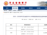 2025—2026学年河北省各市中小学寒假放假安排及监督举报邮箱