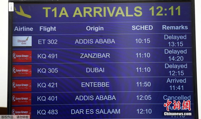 埃塞俄比亚航空载157人失事客机无人生还 机上有8名中国乘客