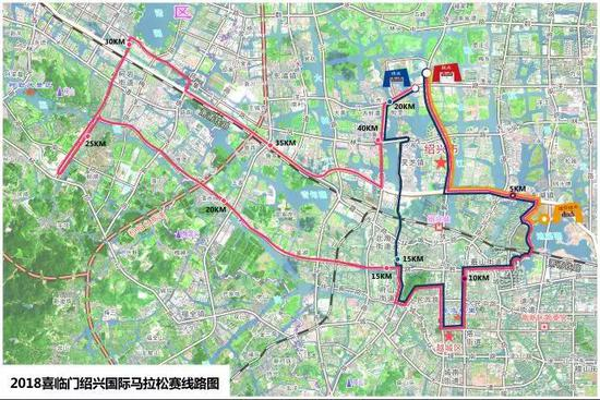 从地图上看越马赛道▲