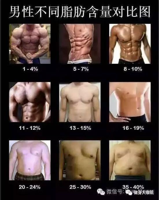 条件二：体脂率