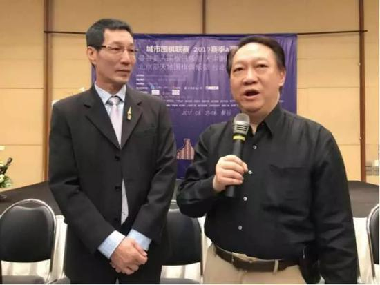 泰国围棋协会会长、泰国正大集团副董事长蔡绪锋先生致辞