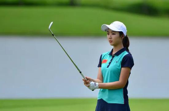 冀怡帆认真备战亚太女子业余赛