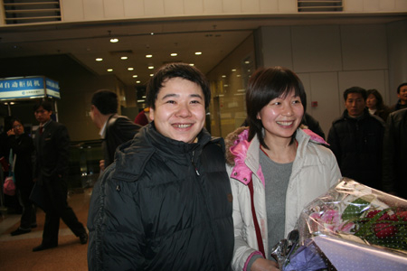 罗洗河与爱妻梁雅娣