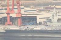 国产航母甲板出现新变化 凸显中国军舰生产提速(图)