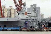 中国075两栖攻击舰疑似已开始准备下水庆典(图)