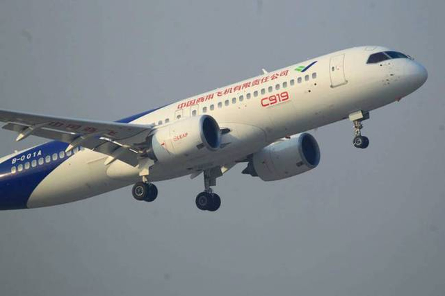 升空近4小时！国产C919大飞机完成第三次试飞