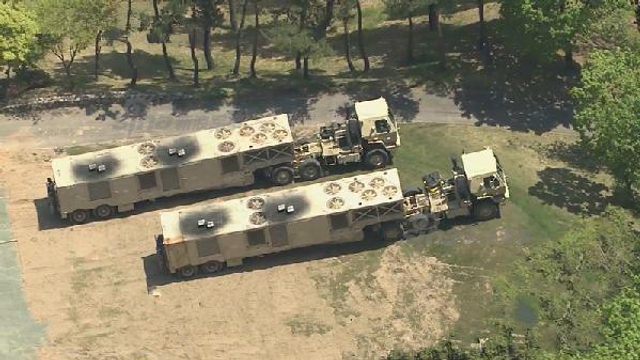 航拍美韩萨德部署现场:昔日高尔夫球场面目全非