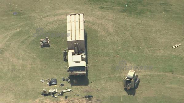 航拍美韩萨德部署现场:昔日高尔夫球场面目全非