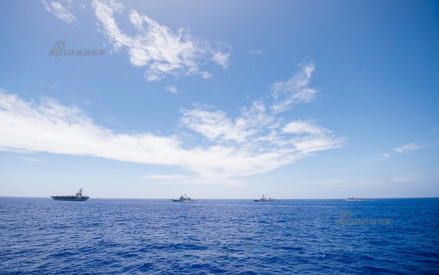 中国侦察舰现身关岛海域 抵近侦察美日印海上联演