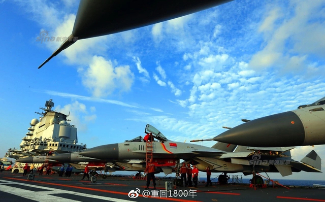 不是宅男!辽宁舰大编队亮剑西太首在岛链外起降歼15