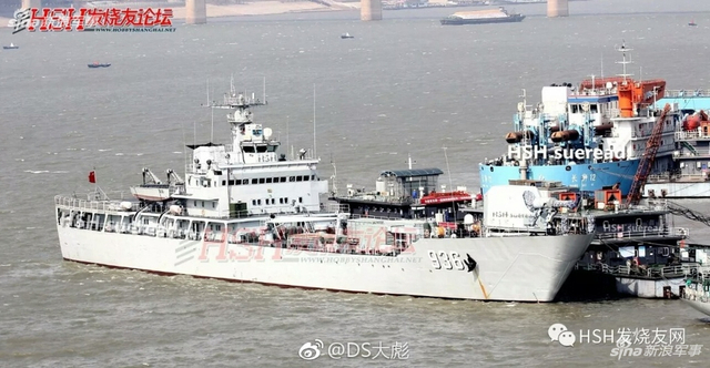 中国第一巨炮舰游长江！我电磁炮试验舰离港测试