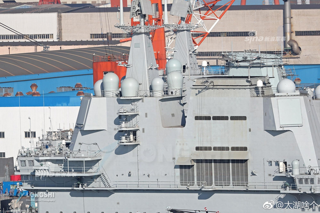 即将再海试？我国产航母主机试车 舰载武器撤防雨布