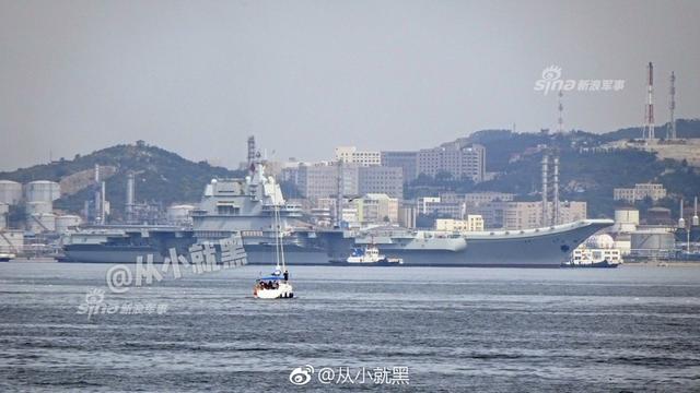 中国首艘国产航母试航最新图