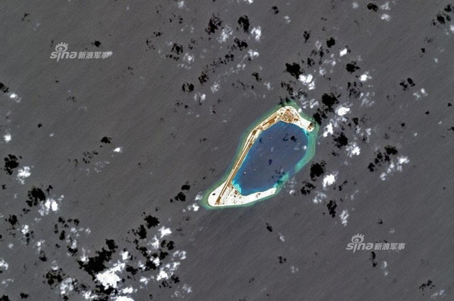 渚碧岛最新全景照曝光:可容纳20架战机 仍可扩建