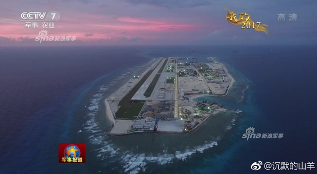 央视曝中国南海永暑礁最新照