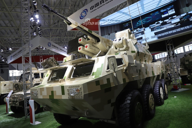 图为sws2型弹炮合一防空系统