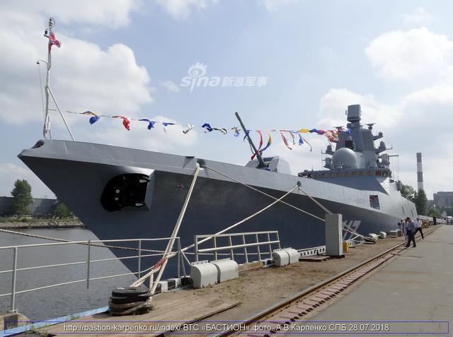 俄22350型护卫舰首舰终于服役