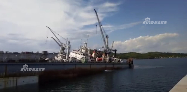 赶紧换中国货！俄远东船厂浮船坞突发事故断成两截