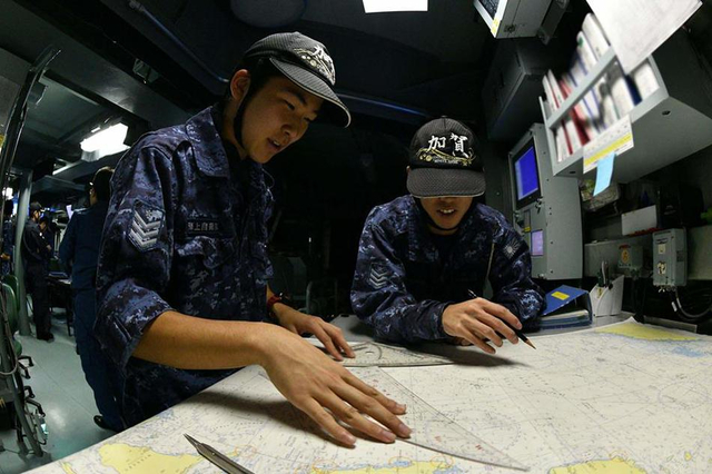 模拟对抗中国海军?日本加贺号准航母舰岛内部曝光