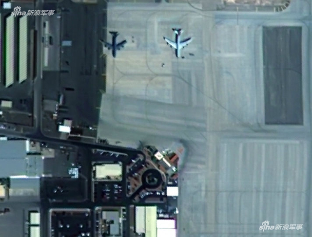 中国卫星实拍美国本土空军基地：战机清晰可见