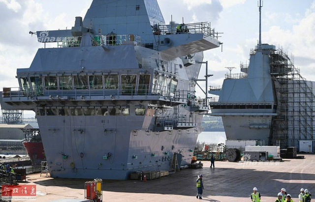 仍用中国设备建造：英军第二艘女王级航母将下水