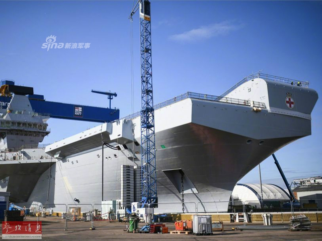 仍用中国设备建造：英军第二艘女王级航母将下水