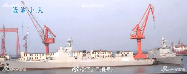 13舰同框：中国这家船厂正同时造一个中等国家海军