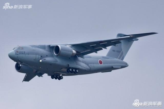 比运20差远了:日本第5架量产型C2运输机试飞图