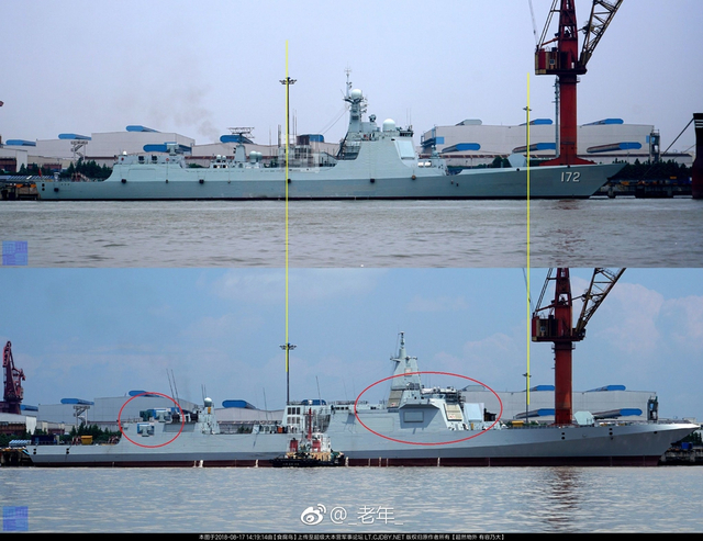 盾已装好：中国055大驱相控阵雷达到位颜值爆表