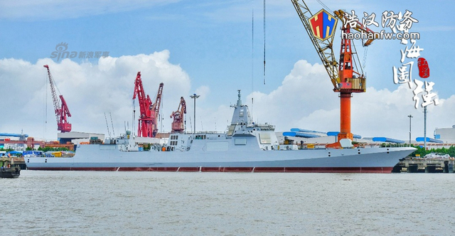 盾已装好：中国055大驱相控阵雷达到位颜值爆表