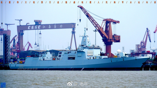 盾已装好：中国055大驱相控阵雷达到位颜值爆表