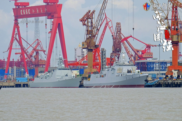 盾已装好：中国055大驱相控阵雷达到位颜值爆表