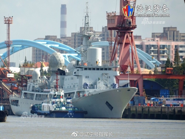 700公里外定位航母：我军第10艘电子侦察船曝光