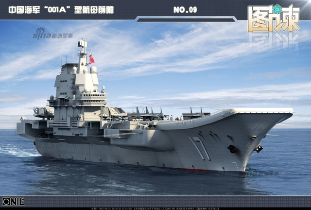 假期赶工即将下水！国产001A航母最新高清大图