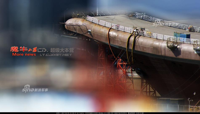 假期赶工即将下水！国产001A航母最新高清大图