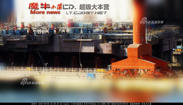 假期赶工即将下水！国产001A航母最新高清大图
