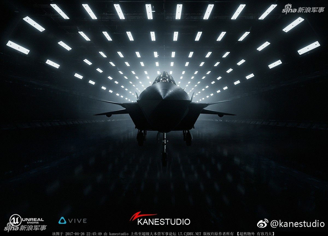 颜值突破天际!歼20战机CG壁纸