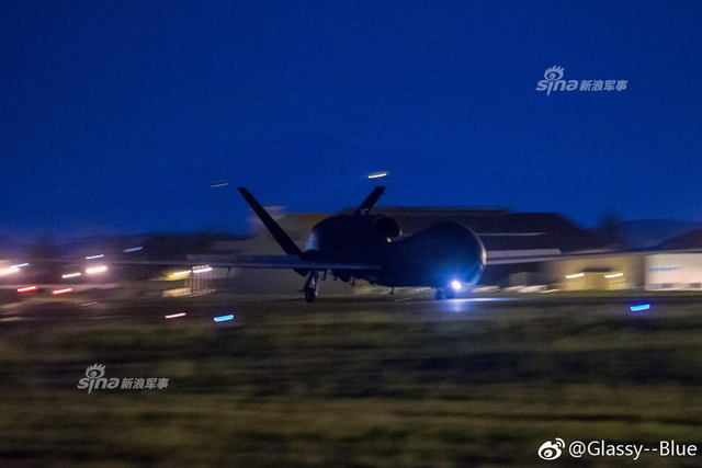 针对朝鲜还是中国？美军全球鹰无人机抵达日本