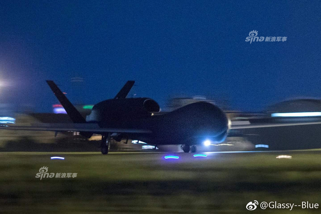 针对朝鲜还是中国？美军全球鹰无人机抵达日本