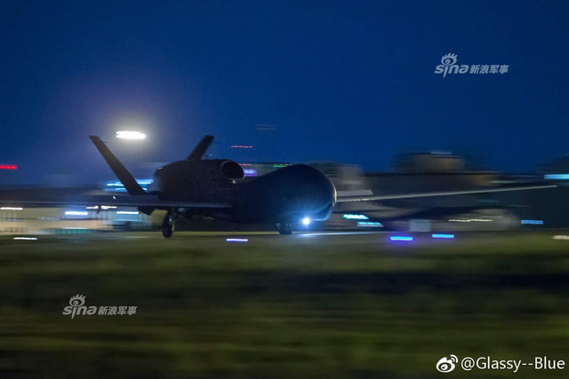 针对朝鲜还是中国？美军全球鹰无人机抵达日本