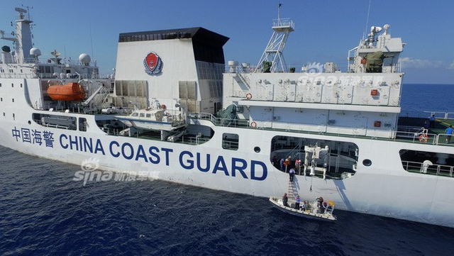 中国万吨海警船巡航西沙！守望祖国每一寸领土