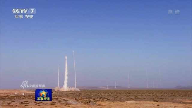 直指美日和台独势力！解放军东风15导弹十连发