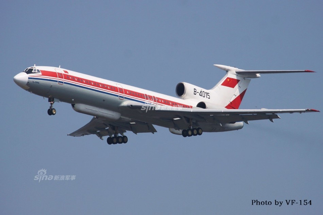 中国新一架图154电子侦察机亮相：就爱调戏日本