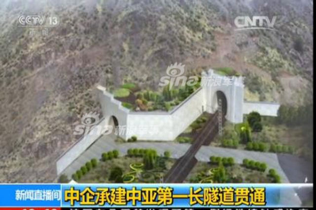 再连丝路！中国在乌兹别克造中亚第一长的隧道