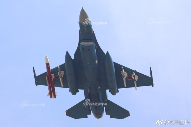 想靠这对付中国航母？日本F2战机又测XASM导弹